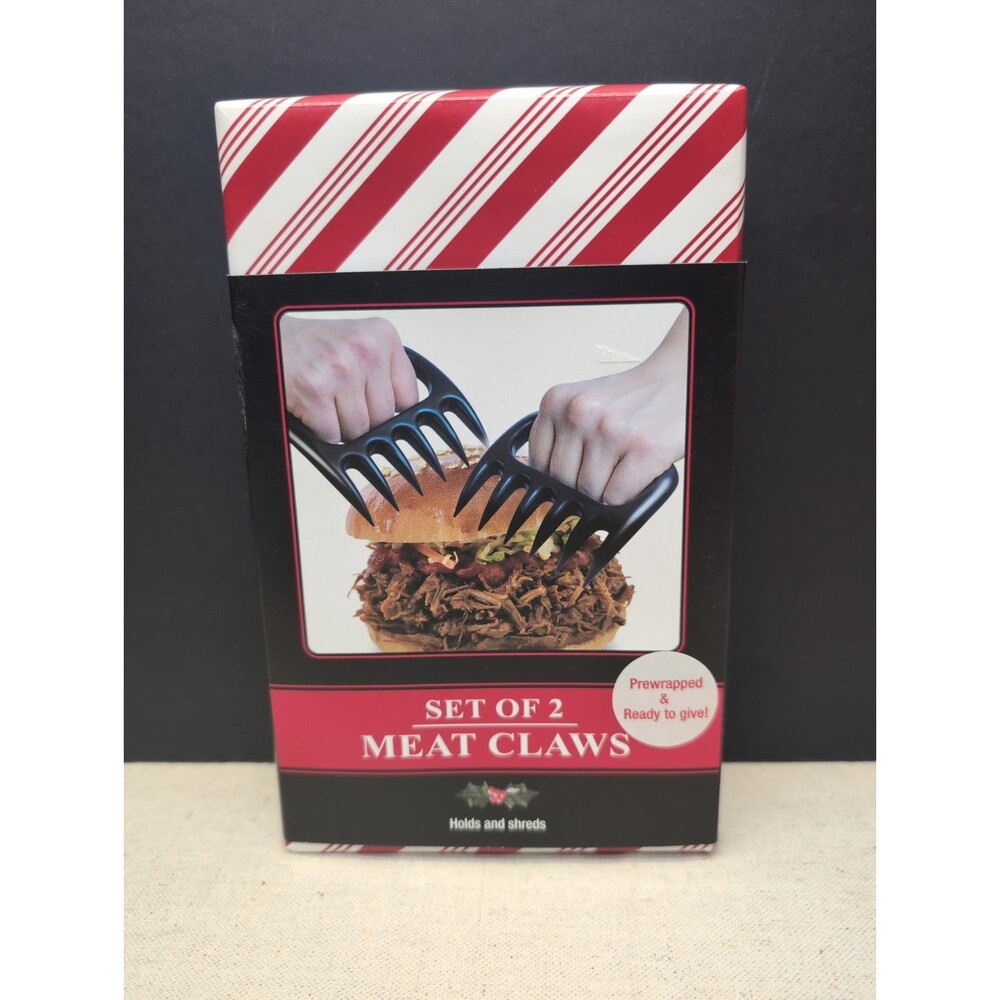 New Set of 2 Meat Claws Pre Wrapped Present Christmas Gift BBQ Brisket Shredder